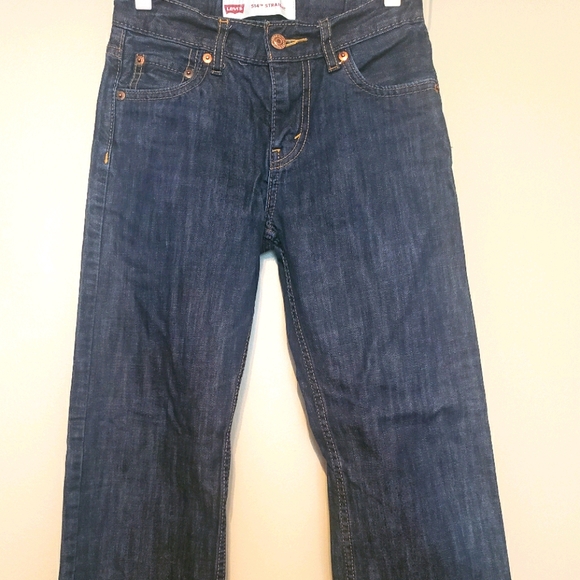 Levi's Other - Levi's 514 Boys Straight Fit Jeans, DARK WASH ~ SIZE 10R